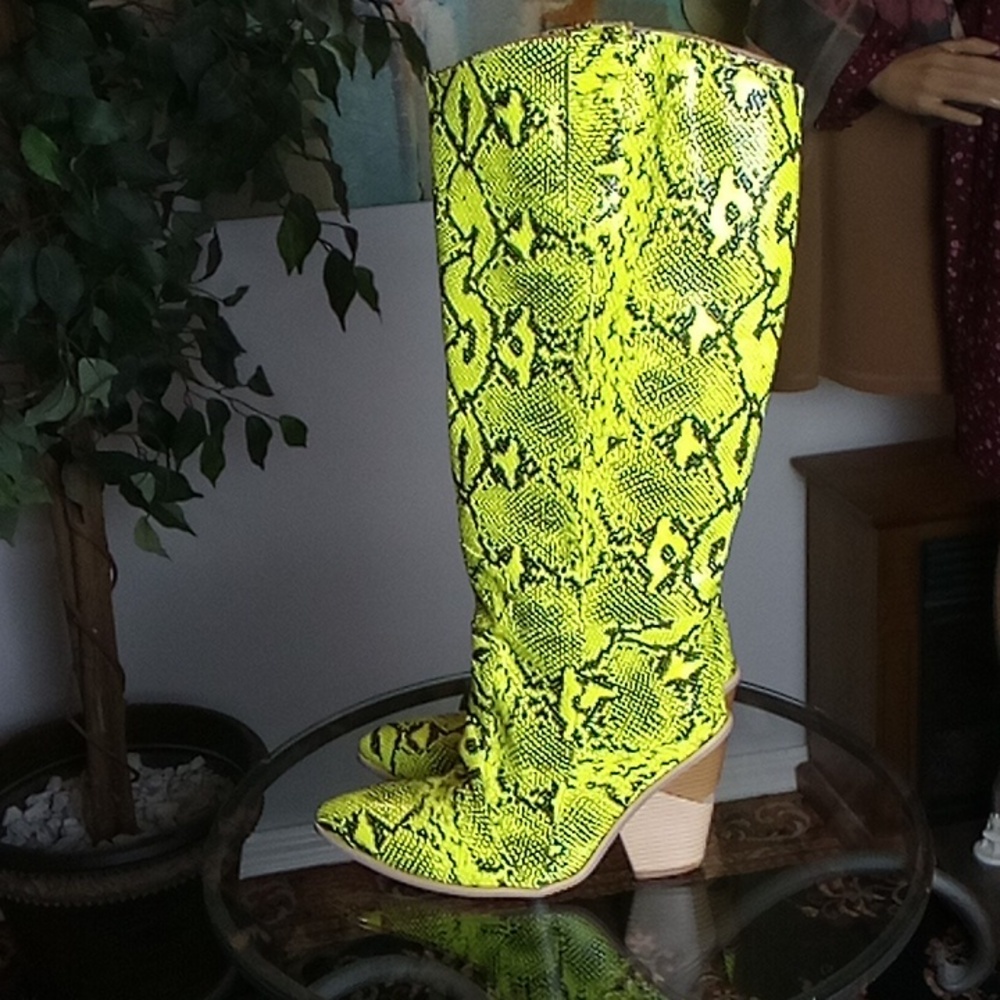 Sexy Snakeskin Western Boots EU size 44 (US 10.5) - Picture 3 of 10